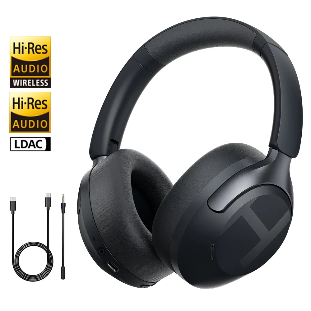 Casque sans fil over-ear ANC 50dB — Bluetooth 6.0 · 90h · LDAC Hi-Res