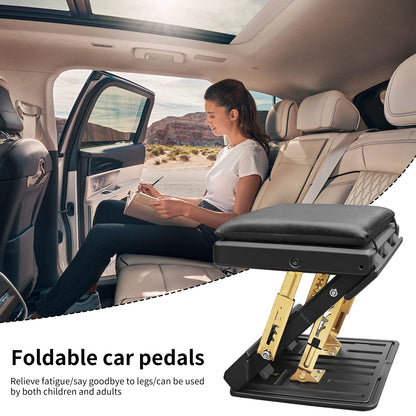 Repose-pieds ergonomique réglable 4 niveaux — Bureau, voiture et déplacement