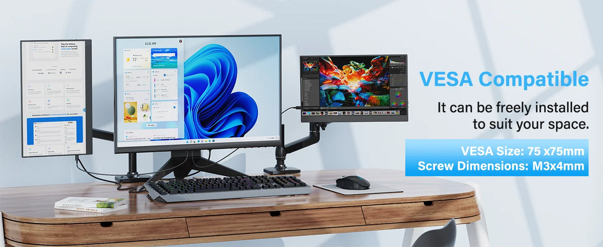 Moniteur portable 15,6" Full HD IPS — Amoudo