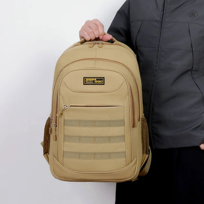 Sac à dos laptop tactique multi-compartiments — Travail, coworking et déplacement