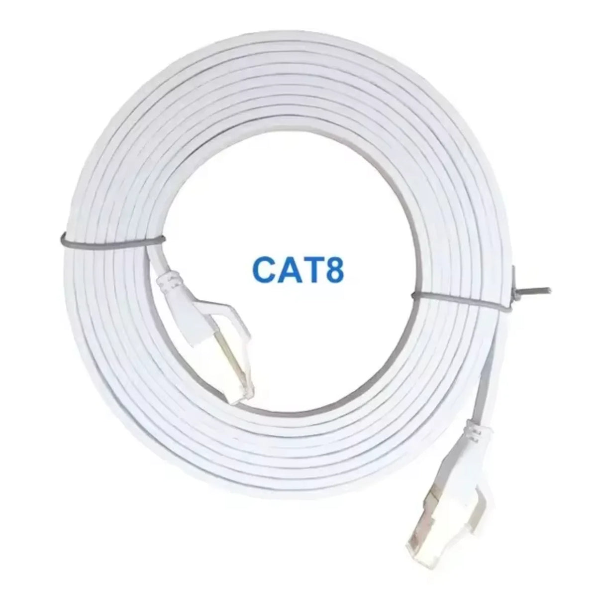 Câble Ethernet Cat8 tressé F/FTP 40 Gbps — 6 longueurs de 0,5m à 5m