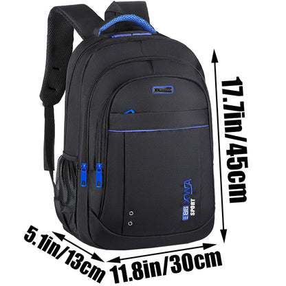 Sac à dos laptop nylon multi-poches — Bureau, coworking et déplacement