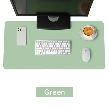 Desk pad PU cuir grand format imperméable — Bureau et gaming