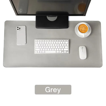 Desk pad PU cuir grand format imperméable — Bureau et gaming