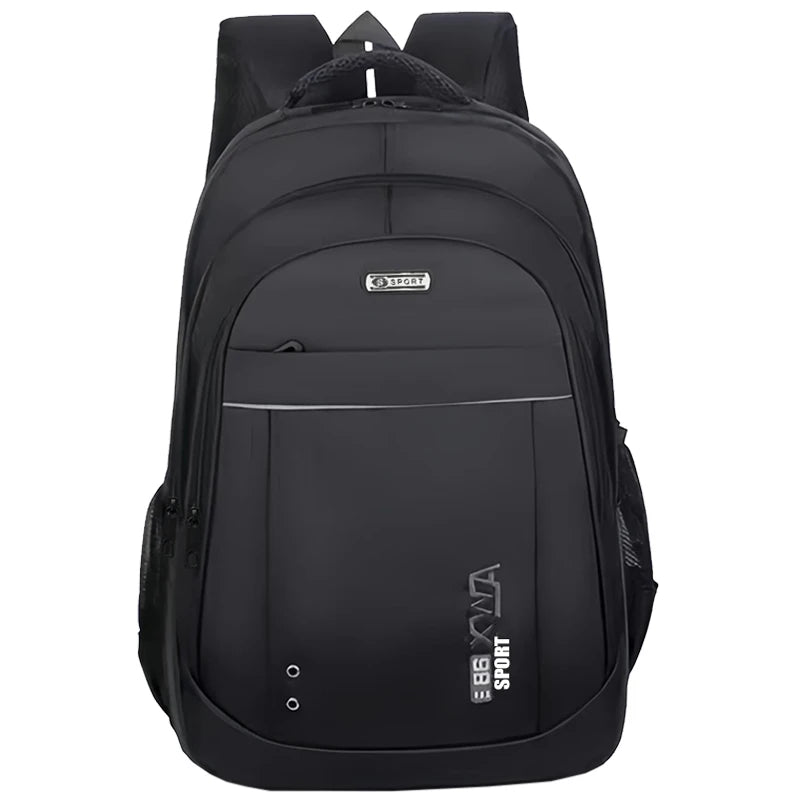 Sac à dos laptop nylon multi-poches — Bureau, coworking et déplacement