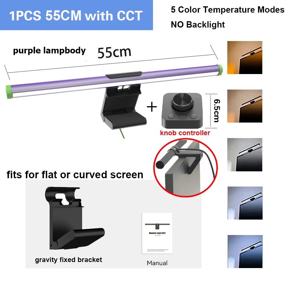 Lampe écran LED dimmable avec télécommande — Wiscolor