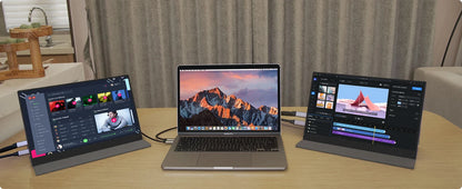 Moniteur portable 14" tactile IPS 1200P USB-C HDMI — Format compact ultra-réactif