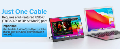 Moniteur portable 15,6" Full HD IPS — Amoudo
