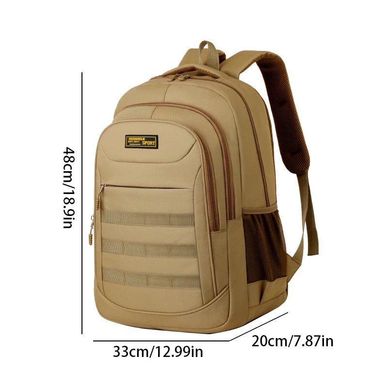 Sac à dos laptop tactique multi-compartiments — Travail, coworking et déplacement