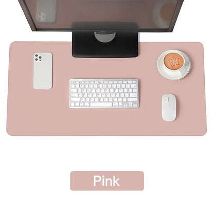 Desk pad PU cuir grand format imperméable — Bureau et gaming