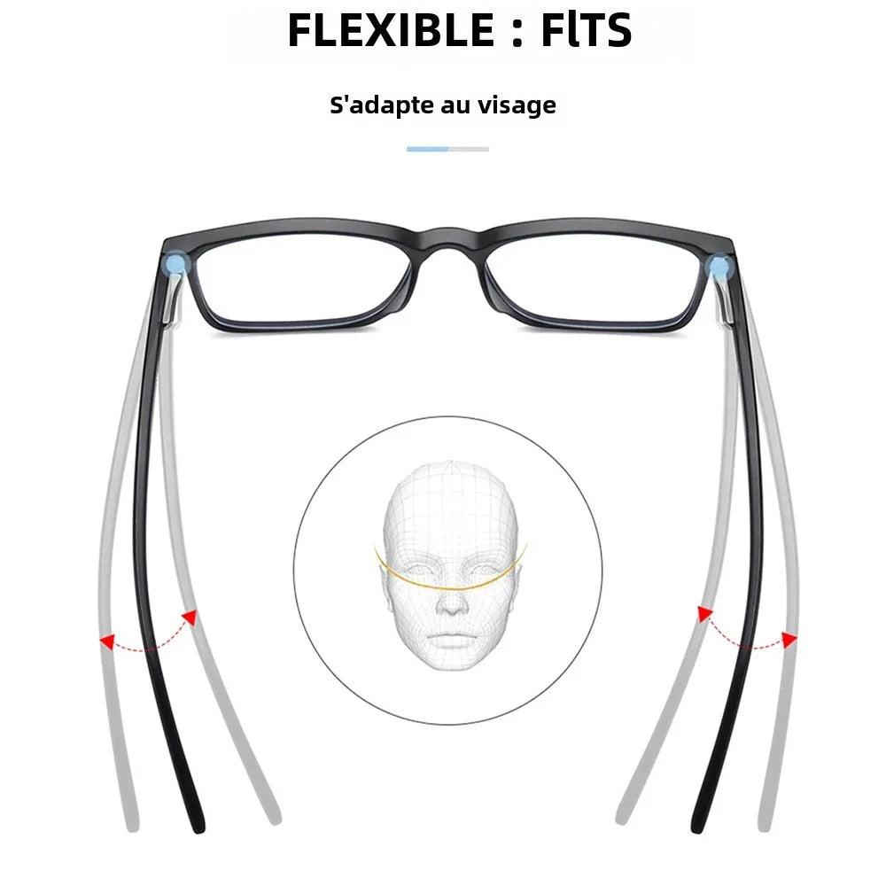 Lunettes anti-lumière bleue TR90 ultra-légères — 8 coloris