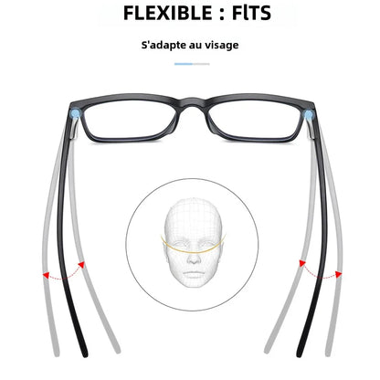 Lunettes anti-lumière bleue TR90 ultra-légères — 8 coloris