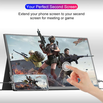 Moniteur portable 14" tactile IPS 1200P USB-C HDMI — Format compact ultra-réactif