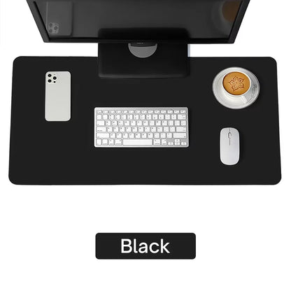 Desk pad PU cuir grand format imperméable — Bureau et gaming