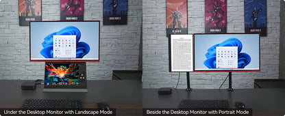 Moniteur portable 14" tactile IPS 1200P USB-C HDMI — Format compact ultra-réactif