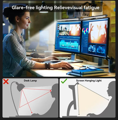 Lampe écran LED dimmable avec télécommande — Wiscolor