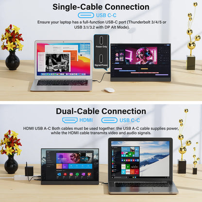 Moniteur portable 15,6" Full HD IPS — Amoudo