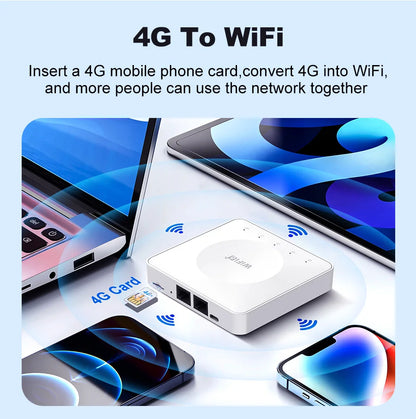 Routeur 4G LTE WiFi 6 — Connexion internet partout, même sans box