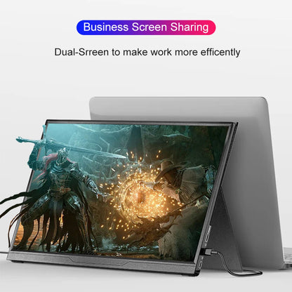 Moniteur portable 14" tactile IPS 1200P USB-C HDMI — Format compact ultra-réactif