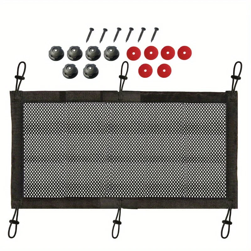 Filet hamac sous bureau en mesh — Gestion des câbles sans perçage