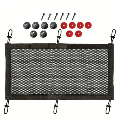 Filet hamac sous bureau en mesh — Gestion des câbles sans perçage