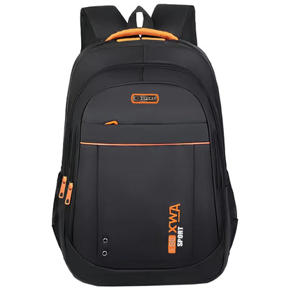 Sac à dos laptop nylon multi-poches — Bureau, coworking et déplacement