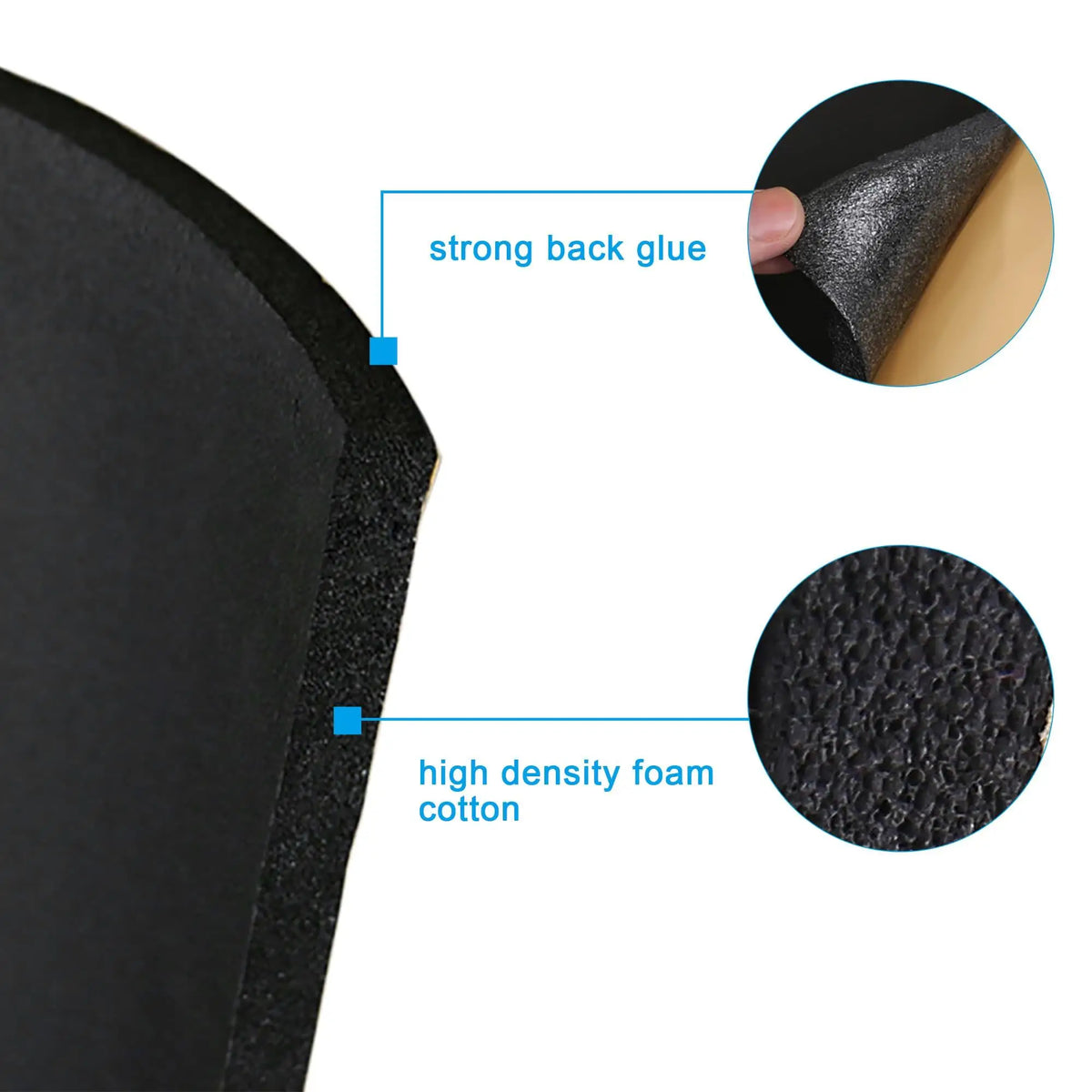Self Adhesive Foam Rubber Sheet Neoprene Sponge Roll for Soundproofing Washers Crafts and Cosplay Projects Easy Cut Versatile