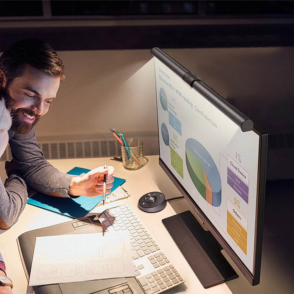 Lampe écran LED dimmable avec télécommande — Wiscolor