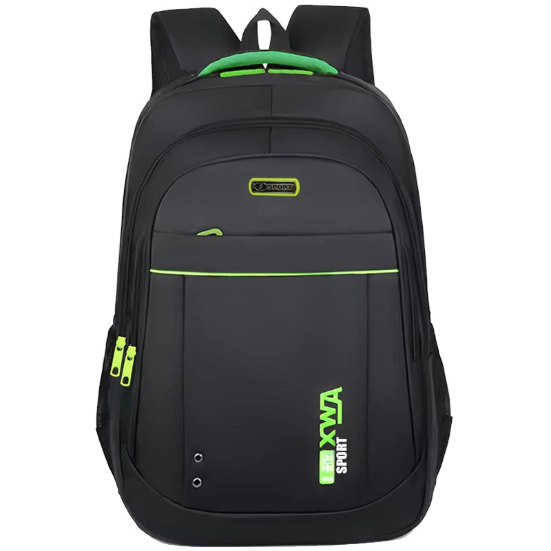 Sac à dos laptop nylon multi-poches — Bureau, coworking et déplacement