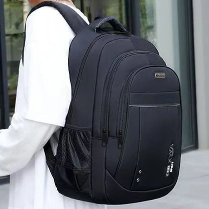 Sac à dos laptop nylon multi-poches — Bureau, coworking et déplacement